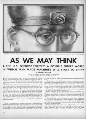 Cover image of As We May Think