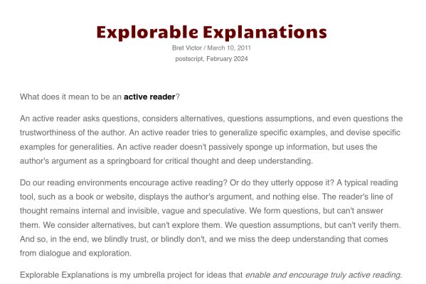 Cover image of Explorable Explanations